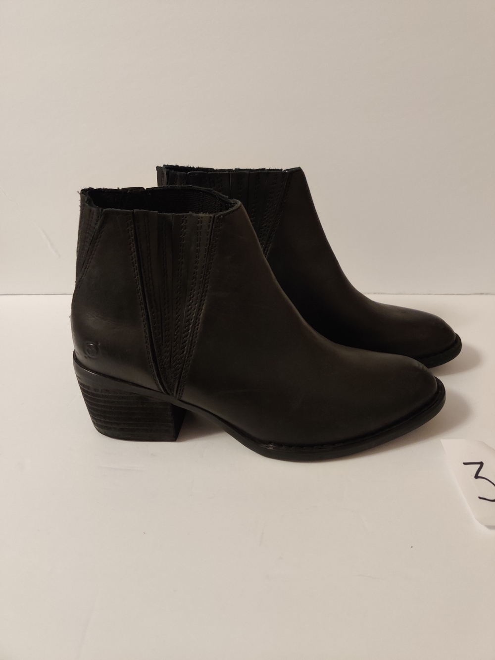 Born Graci Chelsea Boot Black Ankle Boots 8